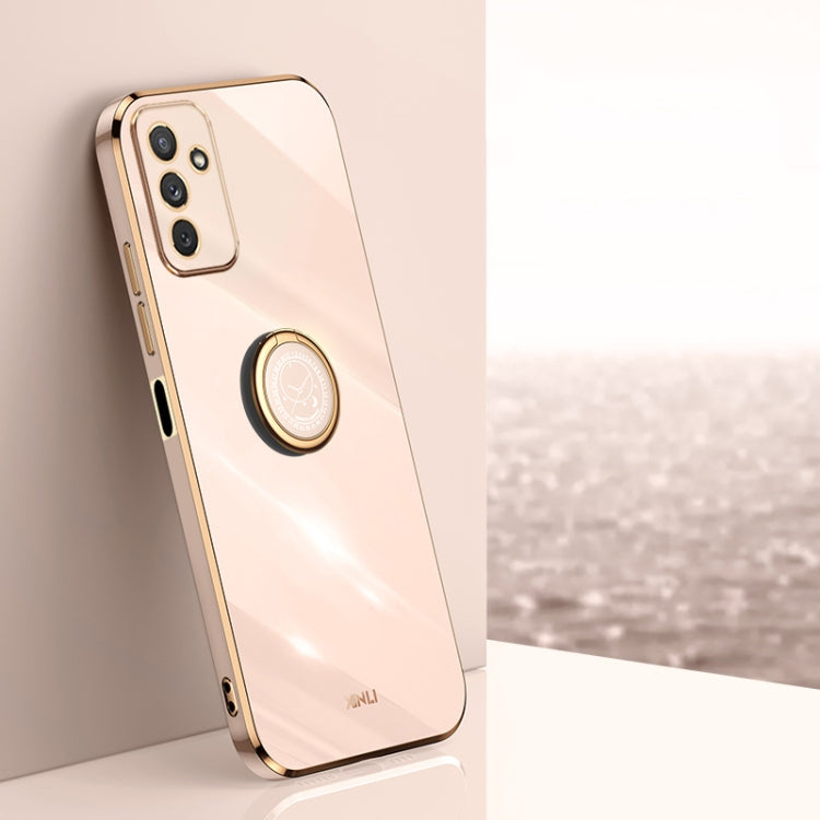 Custodia TPU elettrolitico con anello per Samsung Galaxy M33