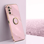 Custodia TPU elettrolitico con anello per Samsung Galaxy M33