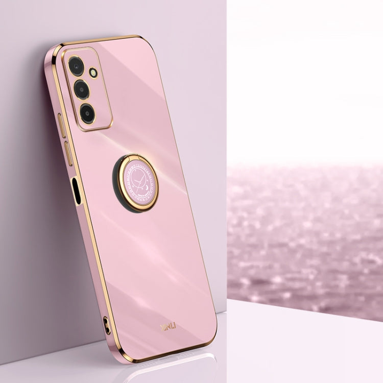 Custodia TPU elettrolitico con anello per Samsung Galaxy M33