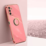 Custodia TPU elettrolitico con anello per Samsung Galaxy M33