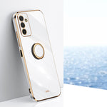 Custodia TPU elettrolitico con anello per Samsung Galaxy M33