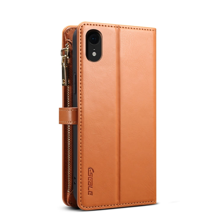 Custodia portafoglio con cerniera e RFID per iPhone XR