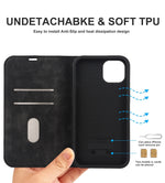 Custodia in pelle con ricarica wireless per iPhone 14