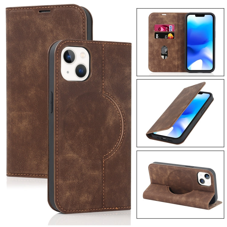 Custodia in pelle con ricarica wireless per iPhone 14