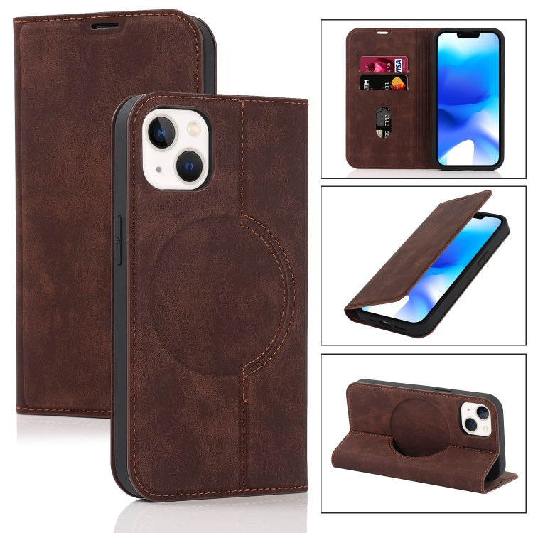 Custodia in pelle con ricarica wireless per iPhone 14