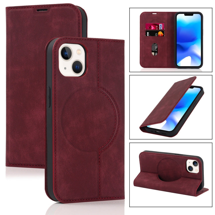 Custodia in pelle con ricarica wireless per iPhone 14