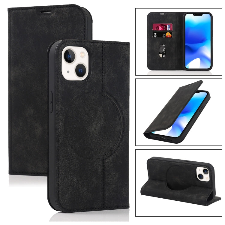 Custodia in pelle con ricarica wireless per iPhone 14