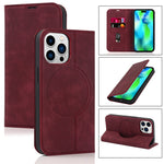 Custodia in pelle con ricarica wireless per iPhone 14