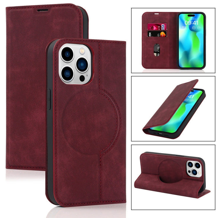 Custodia in pelle con ricarica wireless per iPhone 14