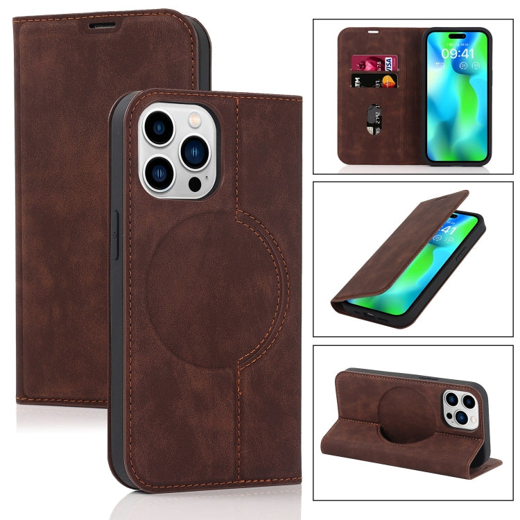 Custodia in pelle con ricarica wireless per iPhone 14