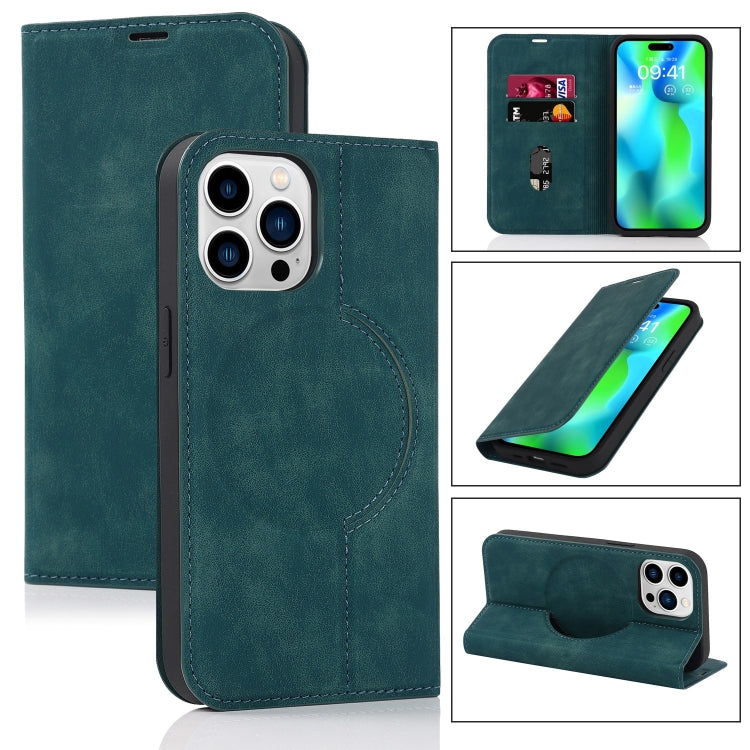 Custodia in pelle con ricarica wireless per iPhone 14