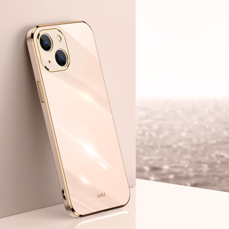Custodia TPU antiurto con bordo oro per iPhone 14 Pro Max