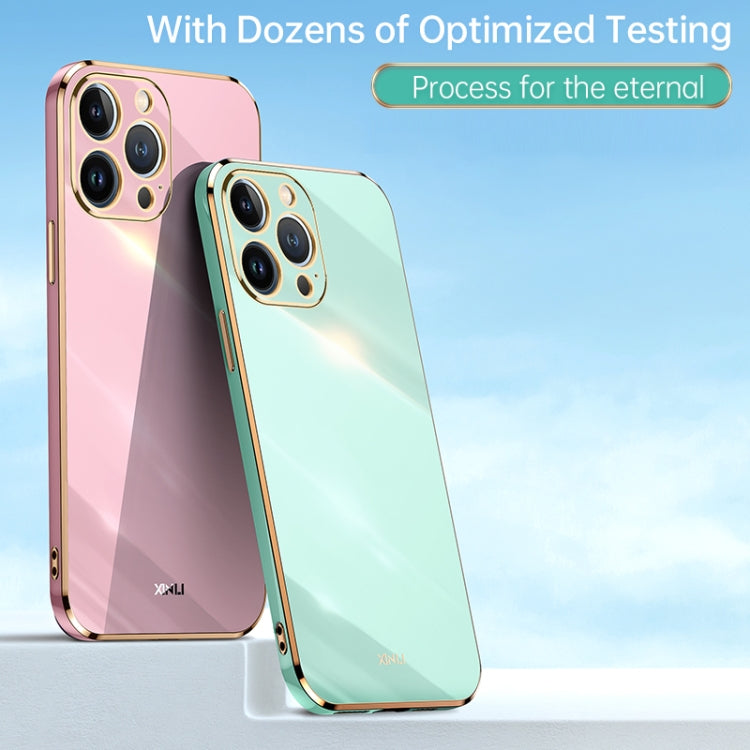 Custodia TPU con bordo oro 6D per iPhone 13 Pro Max