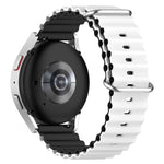 Cinturino orologio silicone bicolore universale 20-22mm