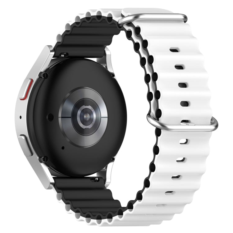 Cinturino orologio silicone bicolore universale 20-22mm