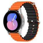 Cinturino orologio silicone bicolore universale 20-22mm