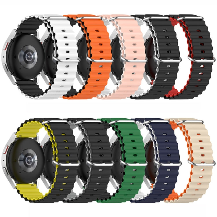 Cinturino orologio silicone bicolore universale 20-22mm