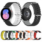 Cinturino orologio silicone bicolore universale 20-22mm