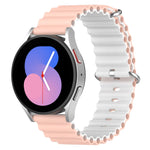 Cinturino orologio silicone bicolore universale 20-22mm