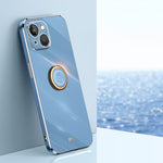 Custodia TPU con anello per iPhone 14, 14 Plus e 14 Pro