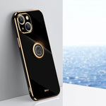 Custodia TPU con anello per iPhone 13, 13 mini e 14 Pro Max