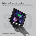 Custodia con tastiera Bluetooth per iPad 10.2 2019-2021