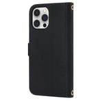 Custodia in pelle con cordino per iPhone 12 e 12 Pro