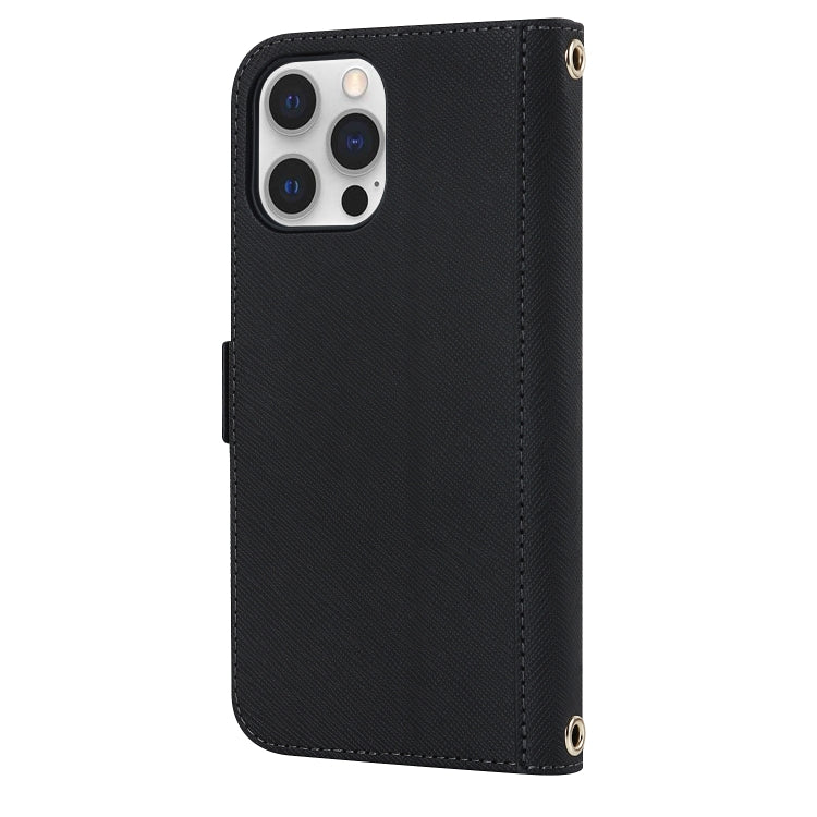 Custodia in pelle con cordino per iPhone 12 e 12 Pro