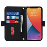Custodia in pelle con cordino per iPhone 12 e 12 Pro