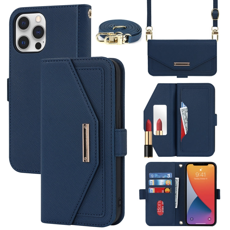 Custodia in pelle con cordino per iPhone 12 e 12 Pro