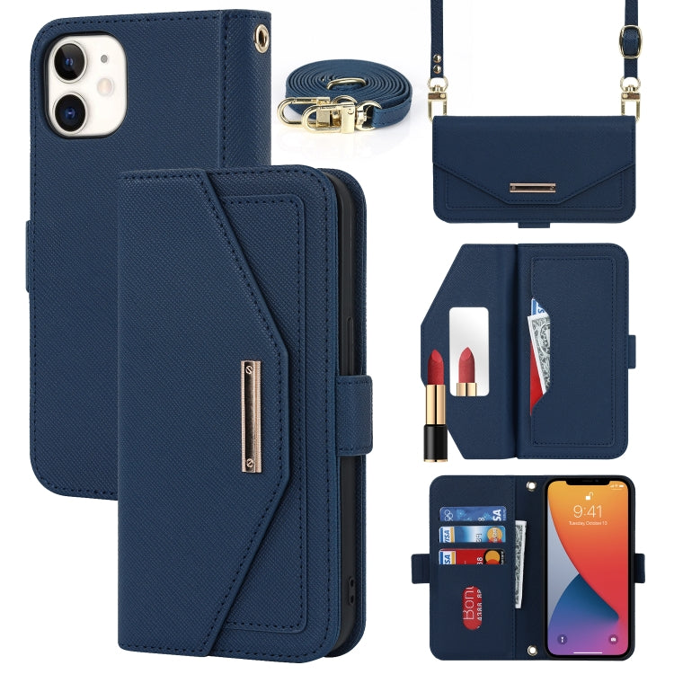 Custodia in pelle con cordino per iPhone 12 e 12 Pro