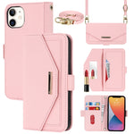 Custodia in pelle con cordino per iPhone 12 e 12 Pro