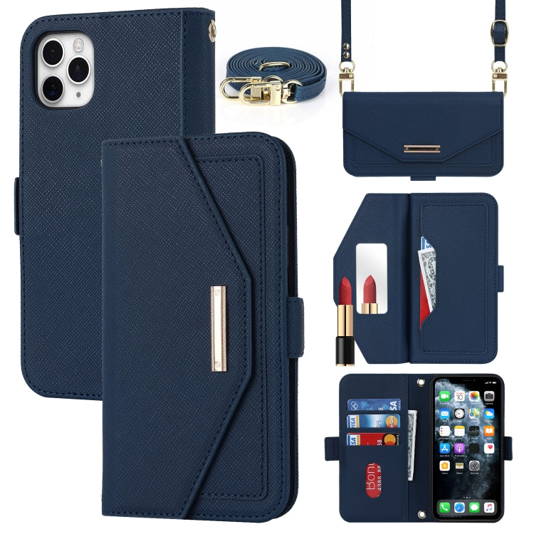 Custodia in pelle con cordino per iPhone 12 e 12 Pro