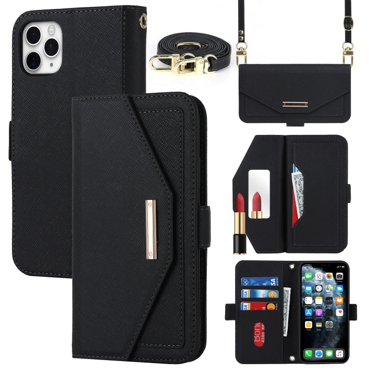 Custodia in pelle con cordino per iPhone 12 e 12 Pro