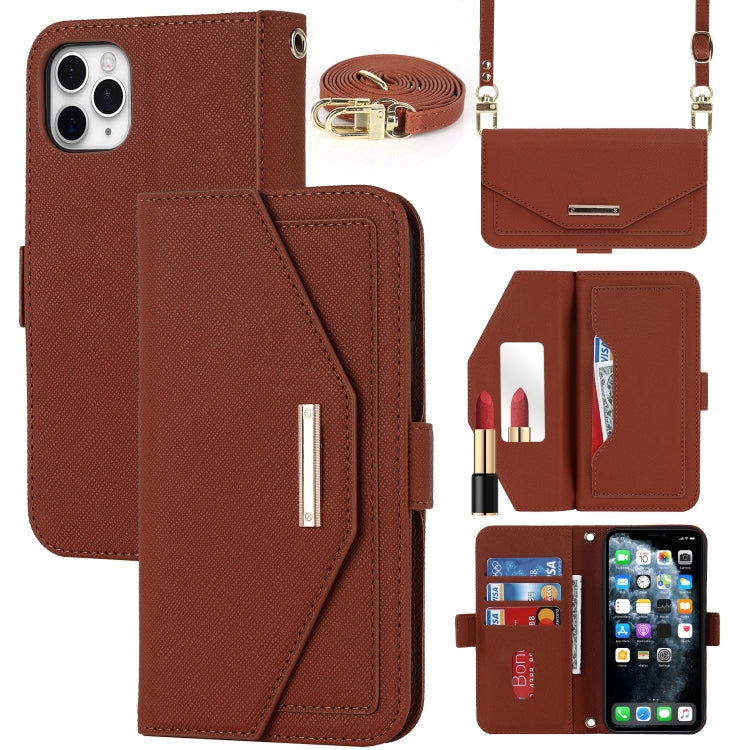 Custodia in pelle con cordino per iPhone 12 e 12 Pro