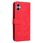 Custodia in pelle con bottone per Samsung Galaxy A04e