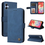 Custodia in pelle con bottone per Samsung Galaxy A04e