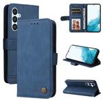 Custodia in pelle con bottone per Samsung Galaxy A04e
