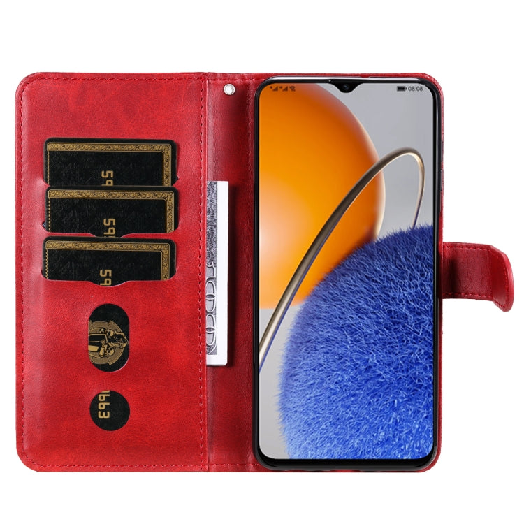 Custodia in pelle con cerniera per Huawei nova Y61