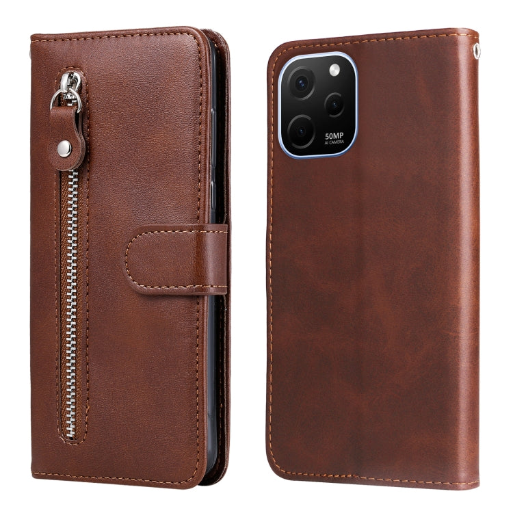 Custodia in pelle con cerniera per Huawei nova Y61