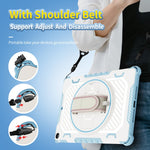 Custodia tablet antiurto con supporto e cinturino per iPad 9.7