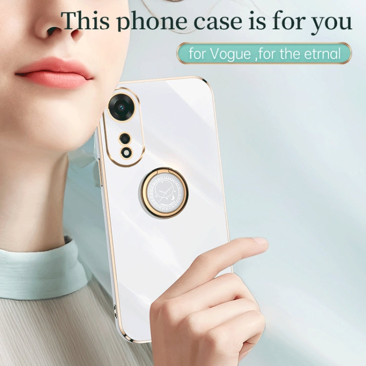 Custodia TPU con anello per Realme 10 e OPPO