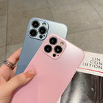 Custodia in vetro temperato e TPU per iPhone 11