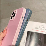Custodia in vetro temperato e TPU per iPhone 11