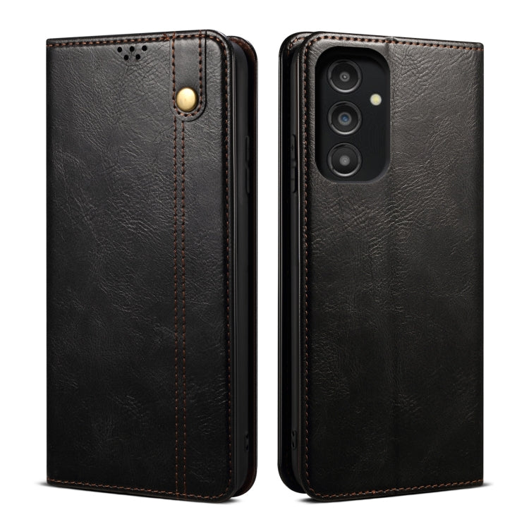 Custodia in pelle con trama cavallo pazzo per Realme 10