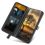 Custodia in pelle con motivo albero della vita per Galaxy A34 5G