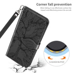 Custodia in pelle con motivo albero della vita per Galaxy A34 5G