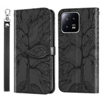 Custodia in pelle con motivo albero della vita per Galaxy A34 5G