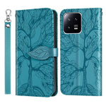 Custodia in pelle con motivo albero della vita per Galaxy A34 5G