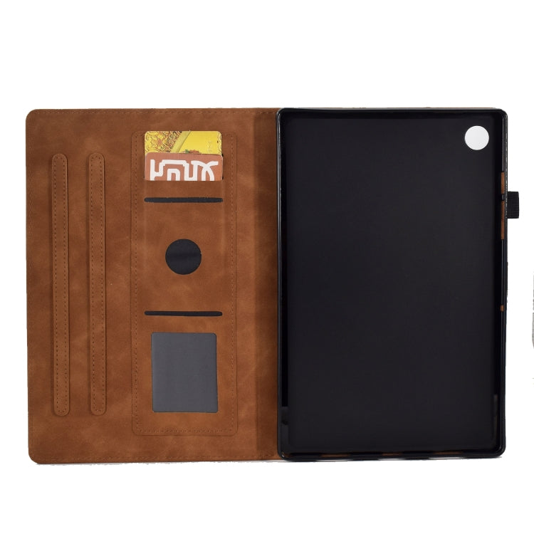 Custodia tablet in pelle goffrata compatibile iPad e Galaxy Tab